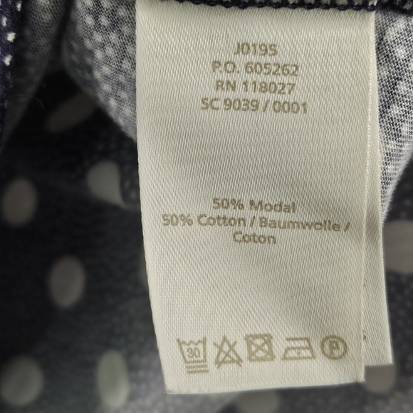 Boden Dress Size M Blue Polkadot Tassel Pockets Beachy Coastal Vacation‎ Resort - Picture 7 of 14